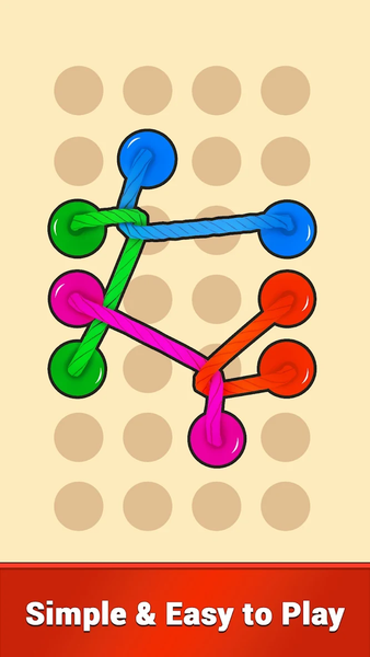 Tangle Rope 3D: Sorting Puzzle - Gameplay image of android game