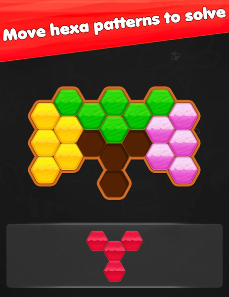 Honeycomb Hexa Block Puzzle - Gameplay image of android game