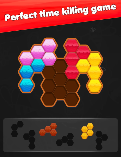 Honeycomb Hexa Block Puzzle - Gameplay image of android game