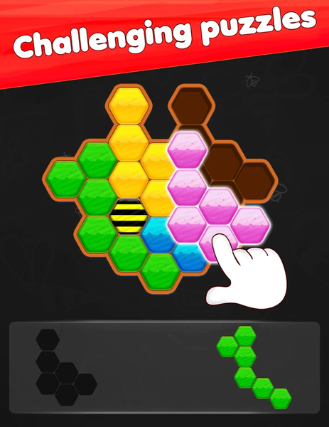Honeycomb Hexa Block Puzzle - Gameplay image of android game