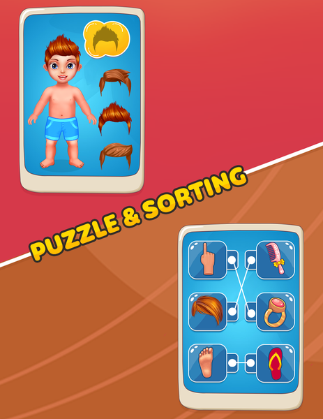 Body Parts Games Kids Learning - Gameplay image of android game