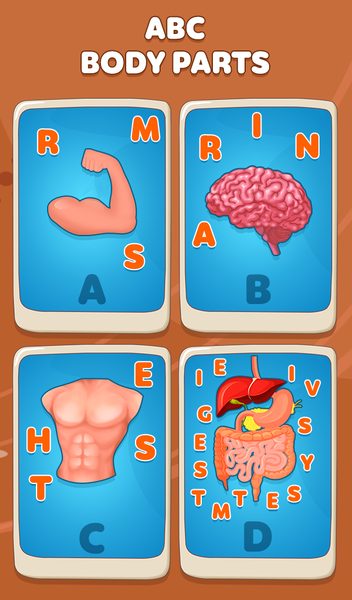 Body Parts Games Kids Learning - Gameplay image of android game
