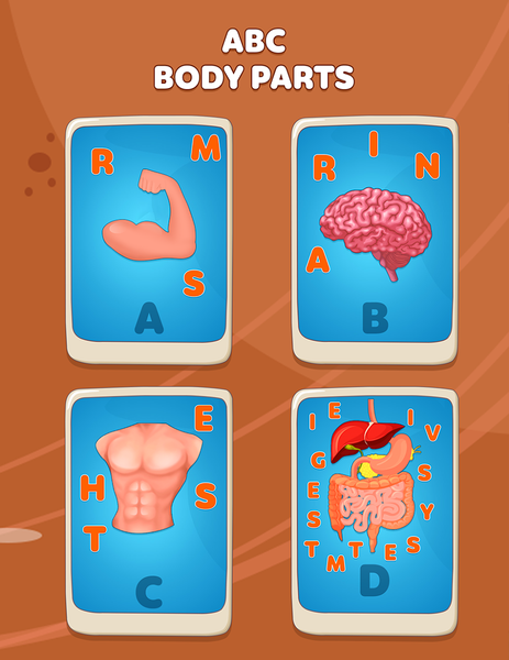 Body Parts Games Kids Learning - Gameplay image of android game