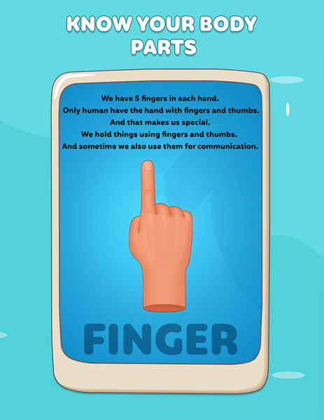 Body Parts Games Kids Learning - Gameplay image of android game