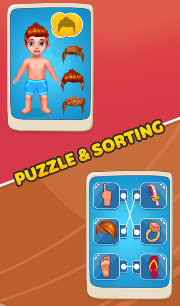 Body Parts Games Kids Learning - Gameplay image of android game
