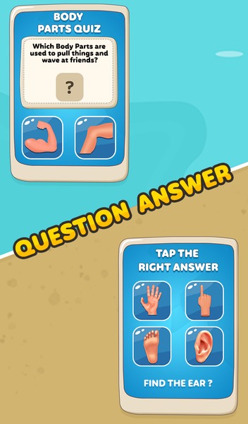 Body Parts Games Kids Learning - Gameplay image of android game
