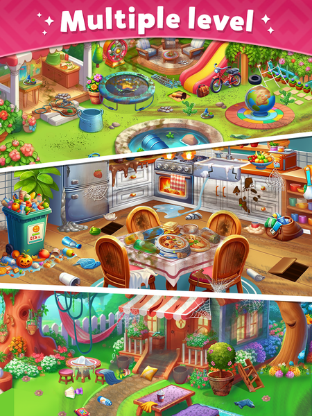 Princess Home Cleaning Games - Gameplay image of android game