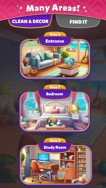 Princess Home Cleaning Games - Gameplay image of android game