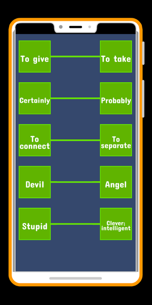 Opposite Word : Match Antonyms - Gameplay image of android game