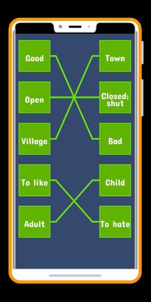 Opposite Word : Match Antonyms - Gameplay image of android game