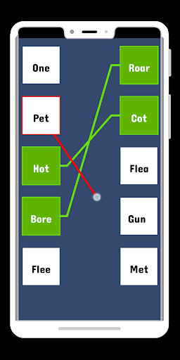 Rhyming words : Rhyming words matching puzzle game - Image screenshot of android app