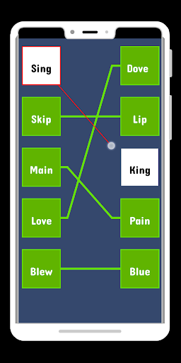 Rhyming words : Rhyming words matching puzzle game - عکس برنامه موبایلی اندروید