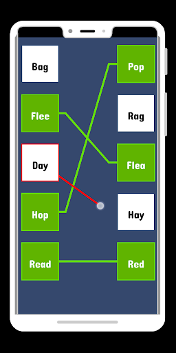 Rhyming words : Rhyming words matching puzzle game - Image screenshot of android app