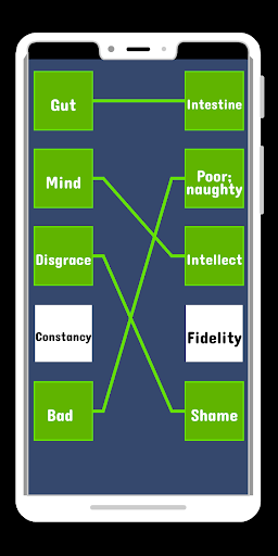 Synonyms words : Similar word matching puzzle game - Image screenshot of android app