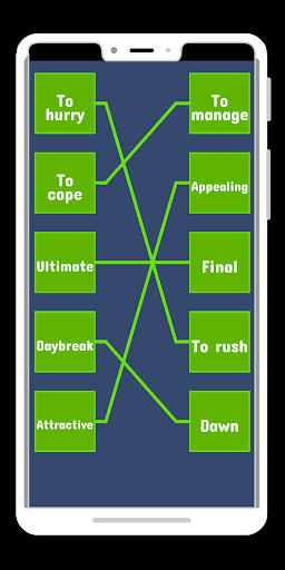 Synonyms words : Similar word matching puzzle game - Image screenshot of android app