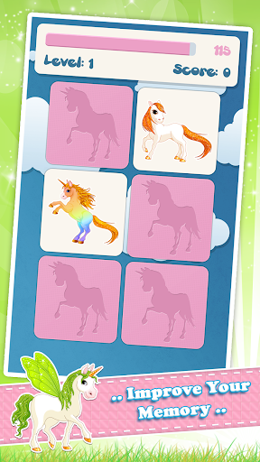 Memory game for kids: Unicorns - عکس بازی موبایلی اندروید