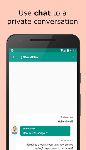 Virtual Friend Shoulder: Vent - Image screenshot of android app
