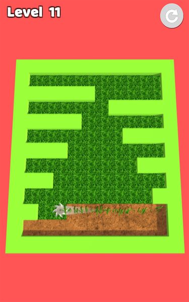 Cutting Grass – Rolly Splat - Gameplay image of android game
