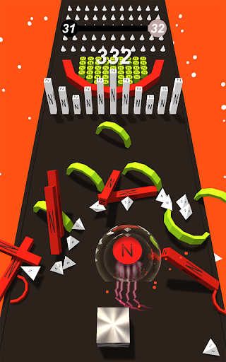 Magnet 3D Balls Bump game - Image screenshot of android app
