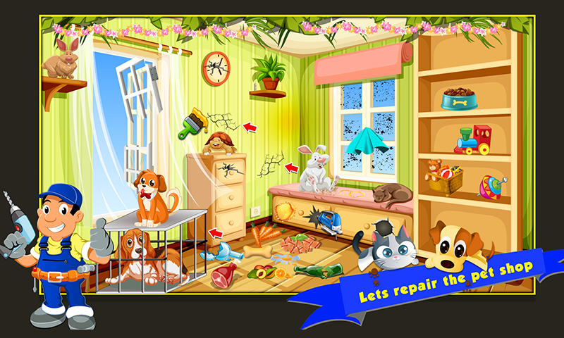 PetShop Repair – Pet Story - عکس بازی موبایلی اندروید