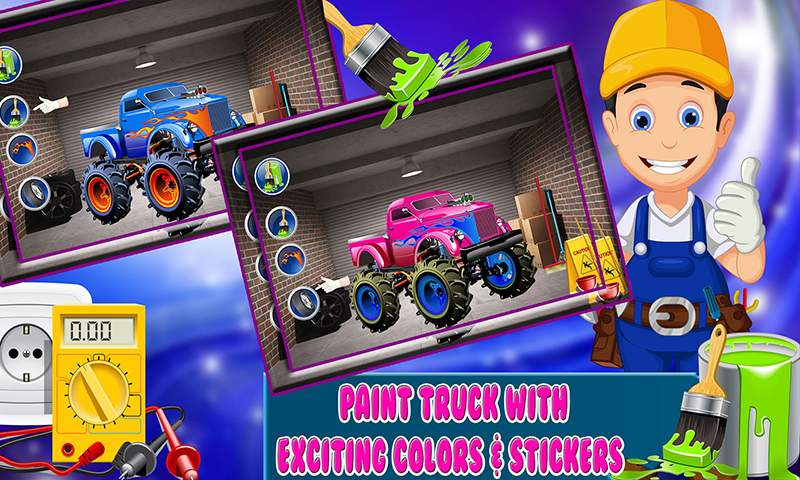 Truck Repair & Wash Garage - Gameplay image of android game