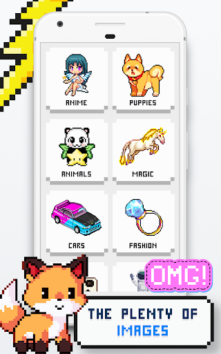 Pixel Art Coloring By Numbers - عکس بازی موبایلی اندروید