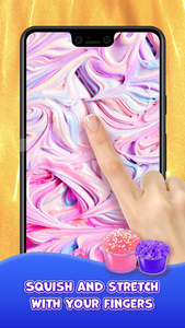 Realistic ASMR Slime Simulator - Gameplay image of android game