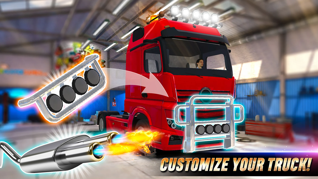City Truck Driver Simulator - Gameplay image of android game