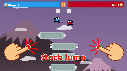 Jumping Ninja Party ۲ Player - عکس بازی موبایلی اندروید