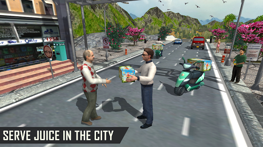Offroad Fruit Transport Truck City Drive Simulator - Gameplay image of android game