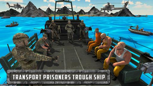 Army Prisoner Transport Ship - Gameplay image of android game