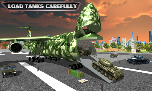 Army Cargo Plane 3D - Gameplay image of android game