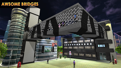 Buildings Connecting Bridge Construction - Gameplay image of android game