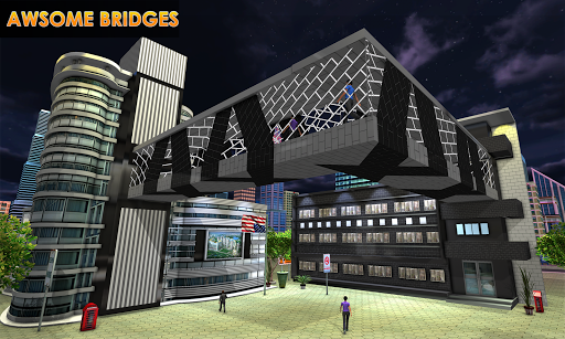 Buildings Connecting Bridge Construction - Gameplay image of android game