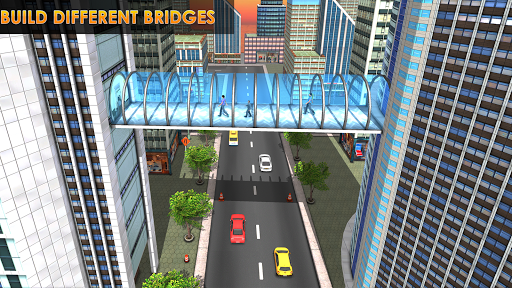 Buildings Connecting Bridge Construction - Gameplay image of android game
