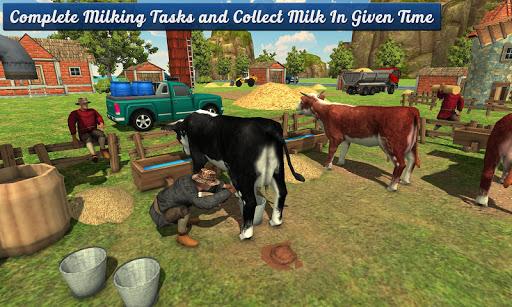 City Milk Transport Simulator: Cattle Farming - Gameplay image of android game