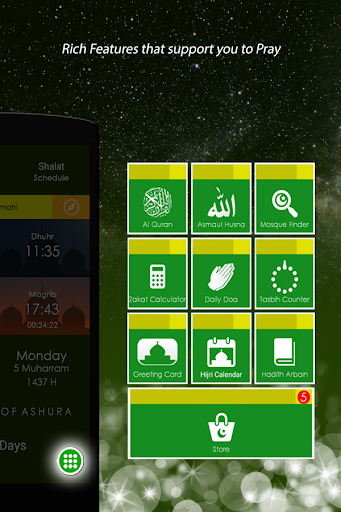 Prayer Times Muslim All in One - عکس برنامه موبایلی اندروید