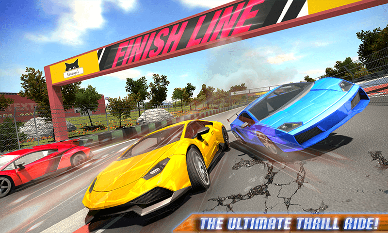 Car Race Drifting Simulator - Gameplay image of android game