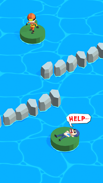make a road - rescue puzzle - Gameplay image of android game