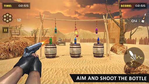 Extreme Bottle Shooting Game: New Free Games 2019 - Gameplay image of android game