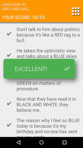 Test Your English II. - Image screenshot of android app