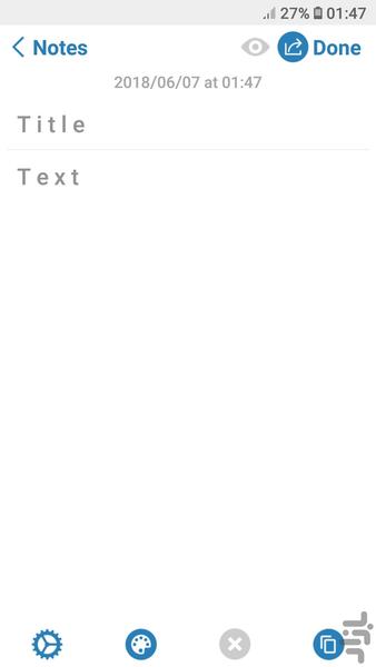 miNOTE Notepad - Image screenshot of android app