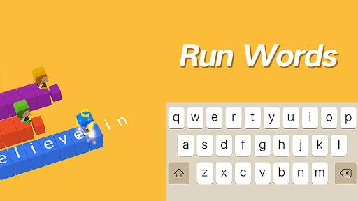 Run Words: Type Race Word Game - Image screenshot of android app