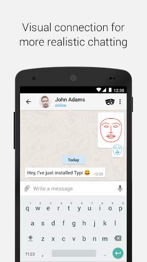 Typi - Texts and Live Statuses - Image screenshot of android app