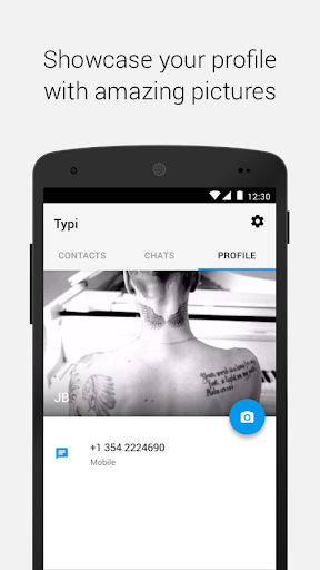 Typi - Texts and Live Statuses - عکس برنامه موبایلی اندروید