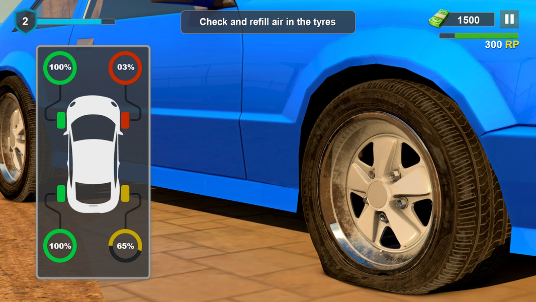 Tire Shop: Car Mechanic Games - Gameplay image of android game