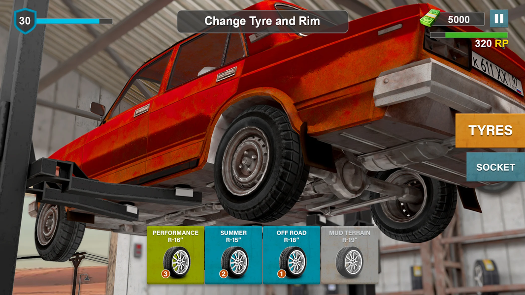 Tire Shop: Car Mechanic Games - عکس بازی موبایلی اندروید