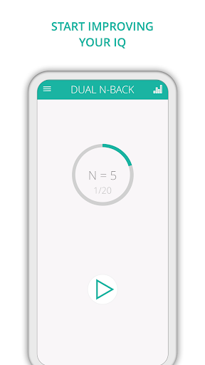 Dual N-Back - عکس بازی موبایلی اندروید