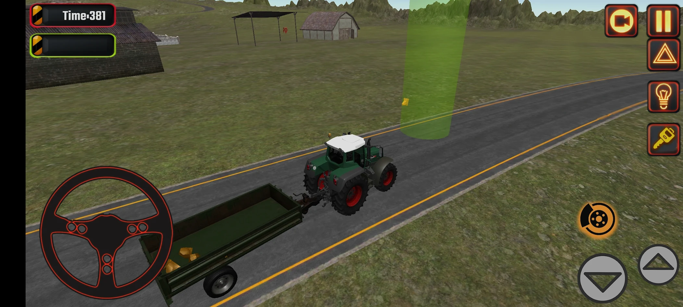 Farming Tractor Simulator - Gameplay image of android game