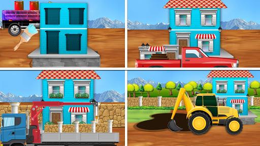 House Construction Trucks Game - عکس بازی موبایلی اندروید